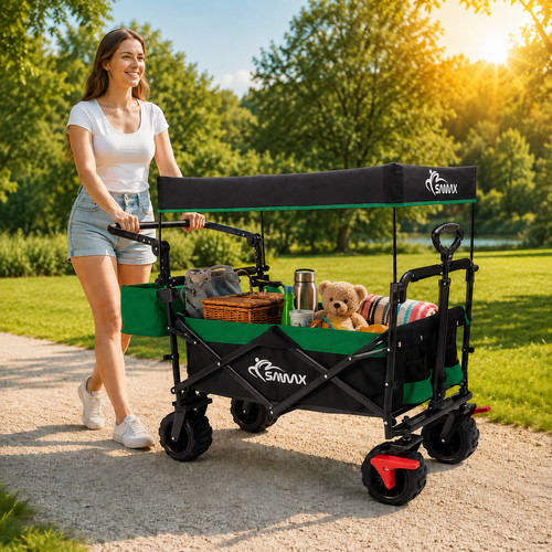 Samax bollerwagen faltbar dach - faltbar,