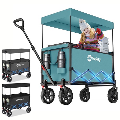 Bollerwagen faltbar mit - faltbar,