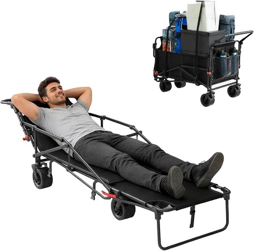 2in1 handwagen strandliege - 2in1,