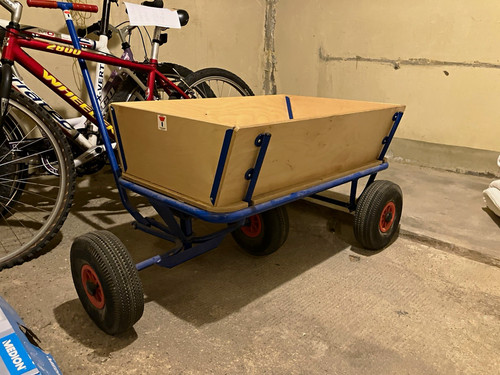 Bollerwagen mit holzbox - bollerwagen,