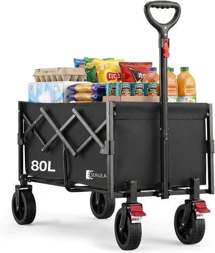 Bollerwagen faltbar klein - faltbar, 80l