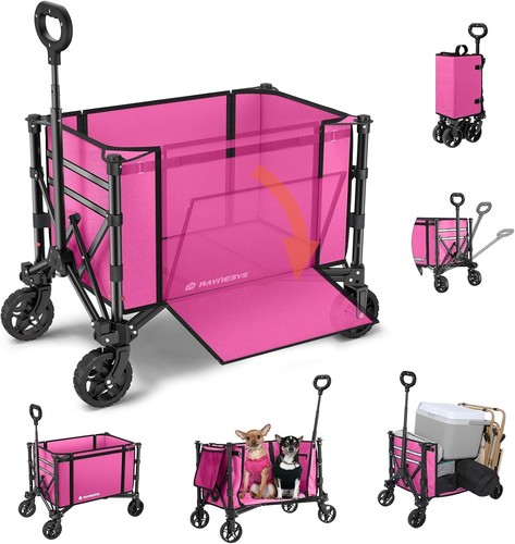 Faltbarer bollerwagen 120l - faltbarer,